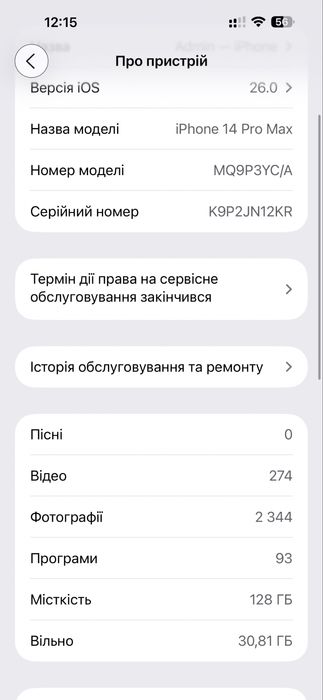 iPhone 14 Pro Max 128 GB