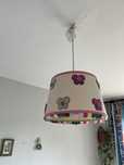 Zestaw lampa wisząca i biurkowa dziecięce