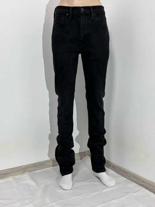 Levis meskie jeansy W33 super slim czarne washed vintage Y2K fit