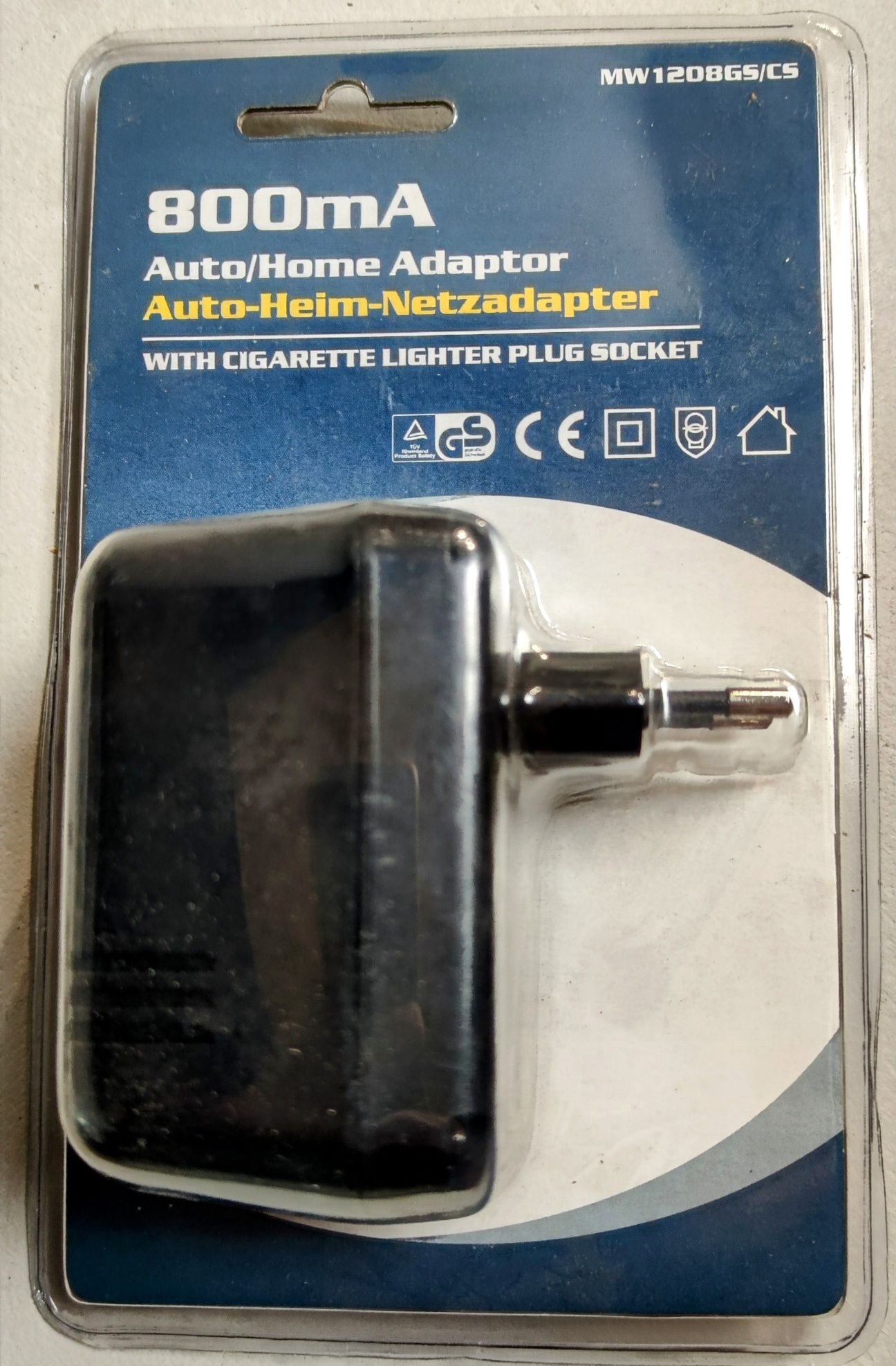 Adaptador tomada p/ isqueiro de carro (conversor AC/DC)