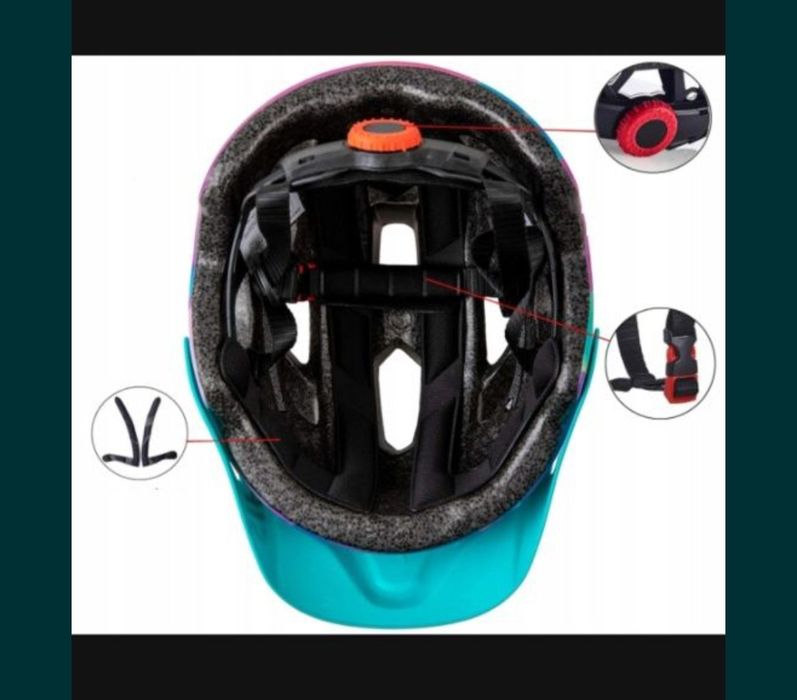 Kask rowerowy SIFVO regulowany 50-57