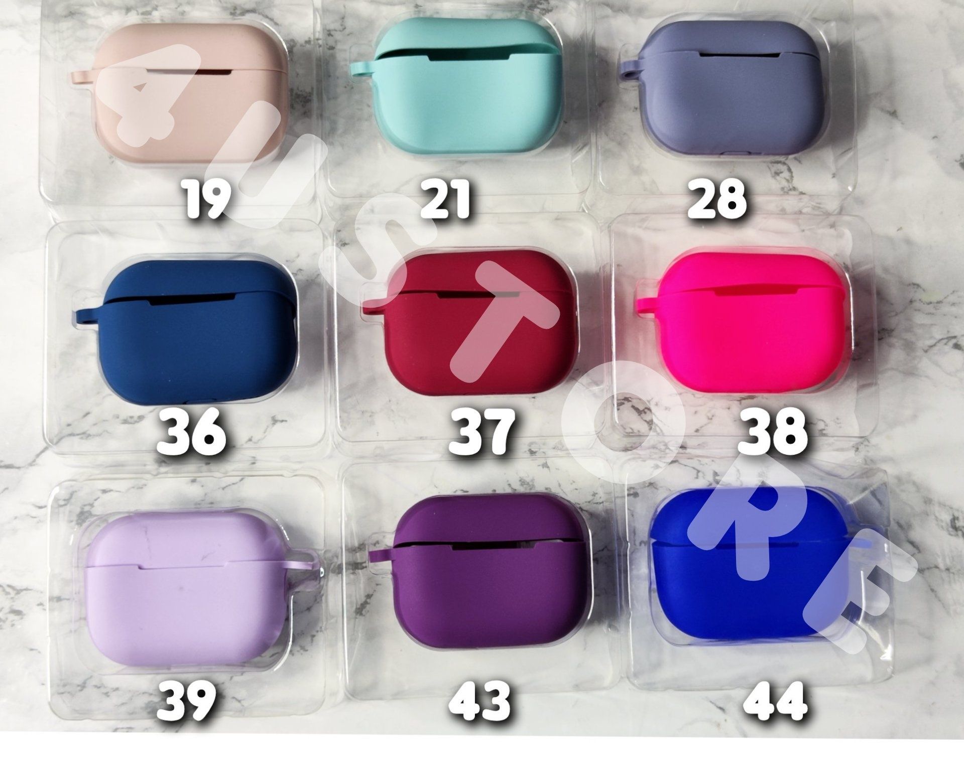 Чехол Silicone на Airpods Pro 2 кейс з карабіном с карабином силикон