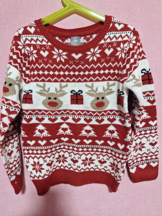 Новогодний свитер, рр.122-128