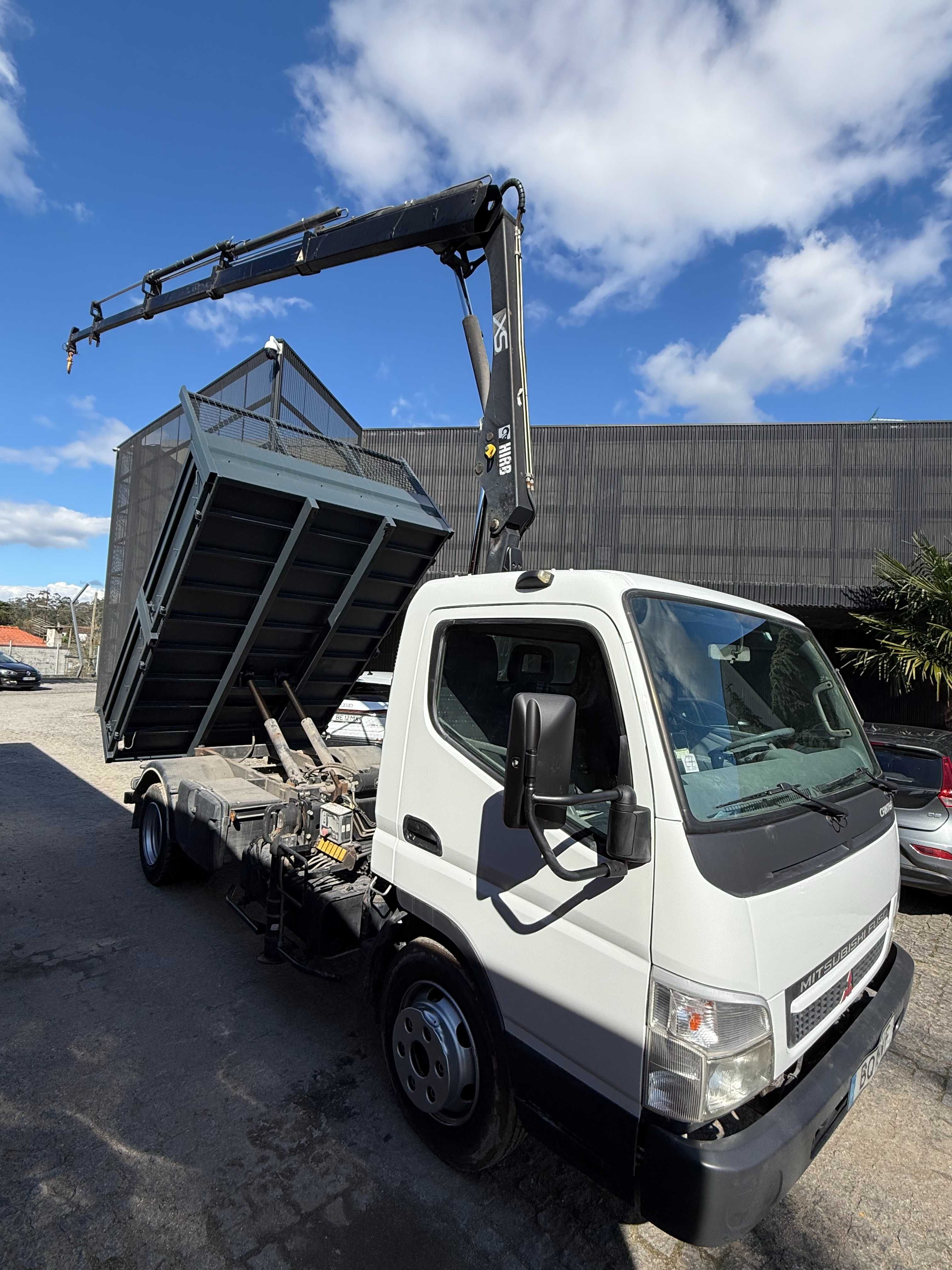 Mitsubishi Canter 7C14 grua e báscula