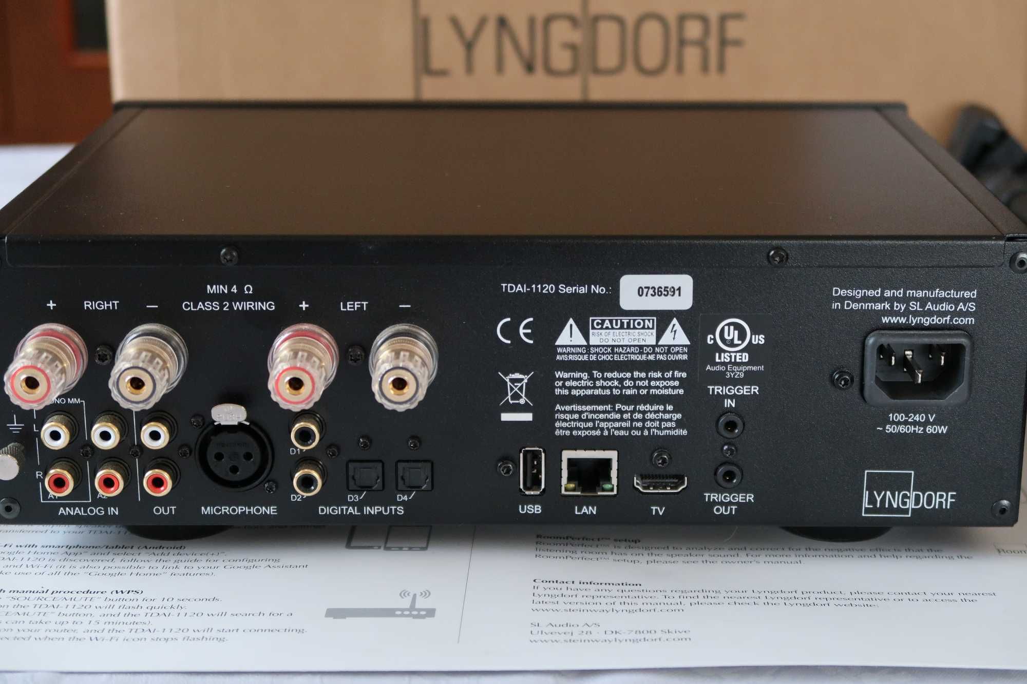 Lyngdorf TDAI-1120 - na gwarancji