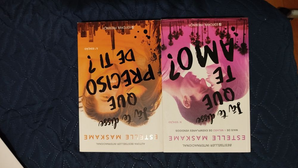 "Já te disse que te amo? e Já disse que preciso de ti?" Estelle Maskam