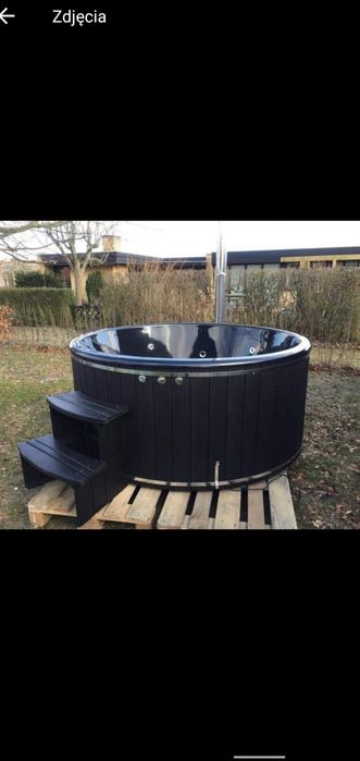Gorąca beczka balia ogrodowa balia skandynawska jacuzzi hot tub