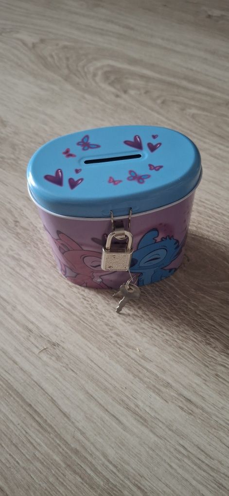 Skarbonka stitch na kłódkę zamek NOWA stich