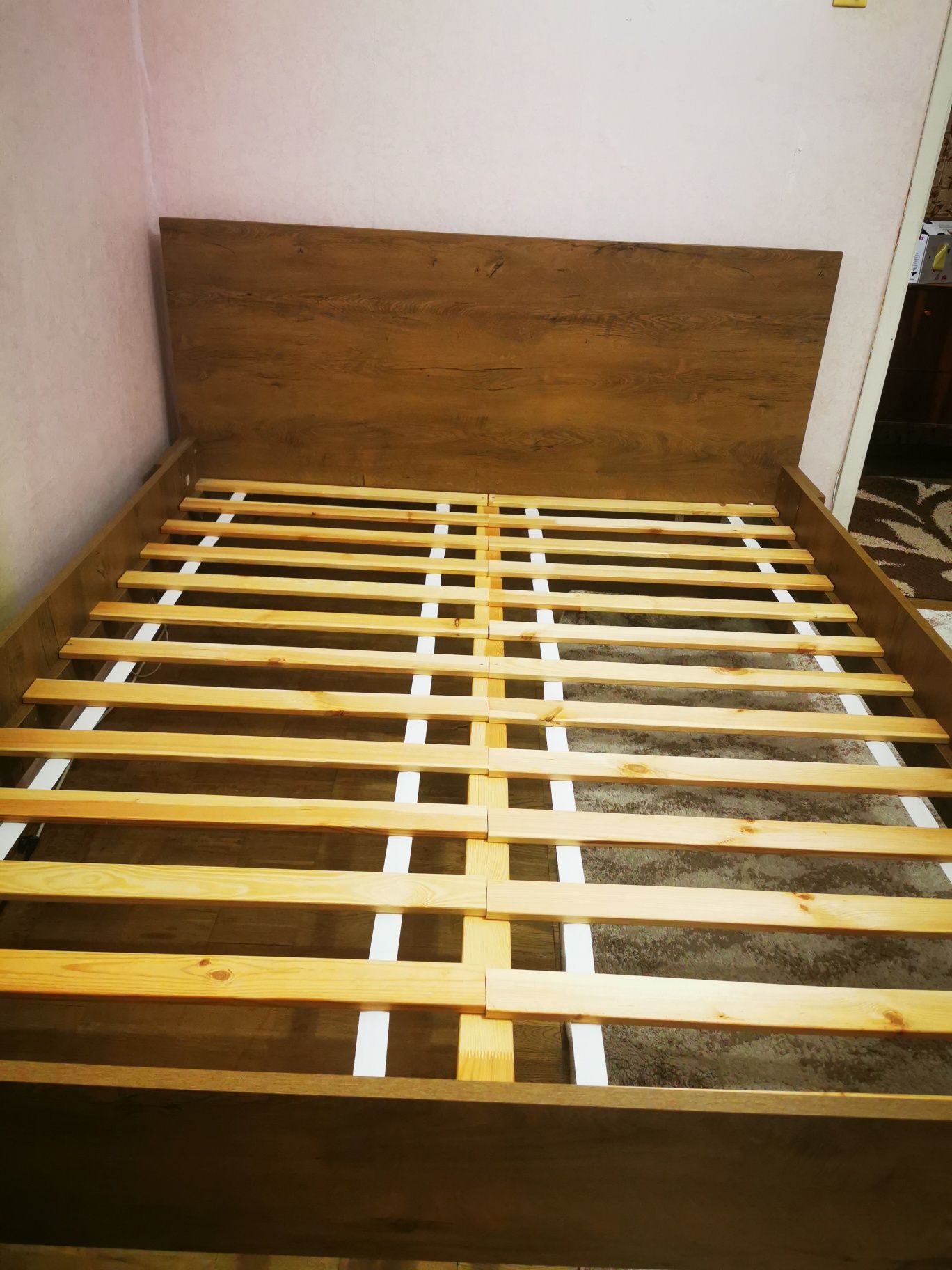 Ліжко 160x200см дикий дуб VEDDE Yusk юск