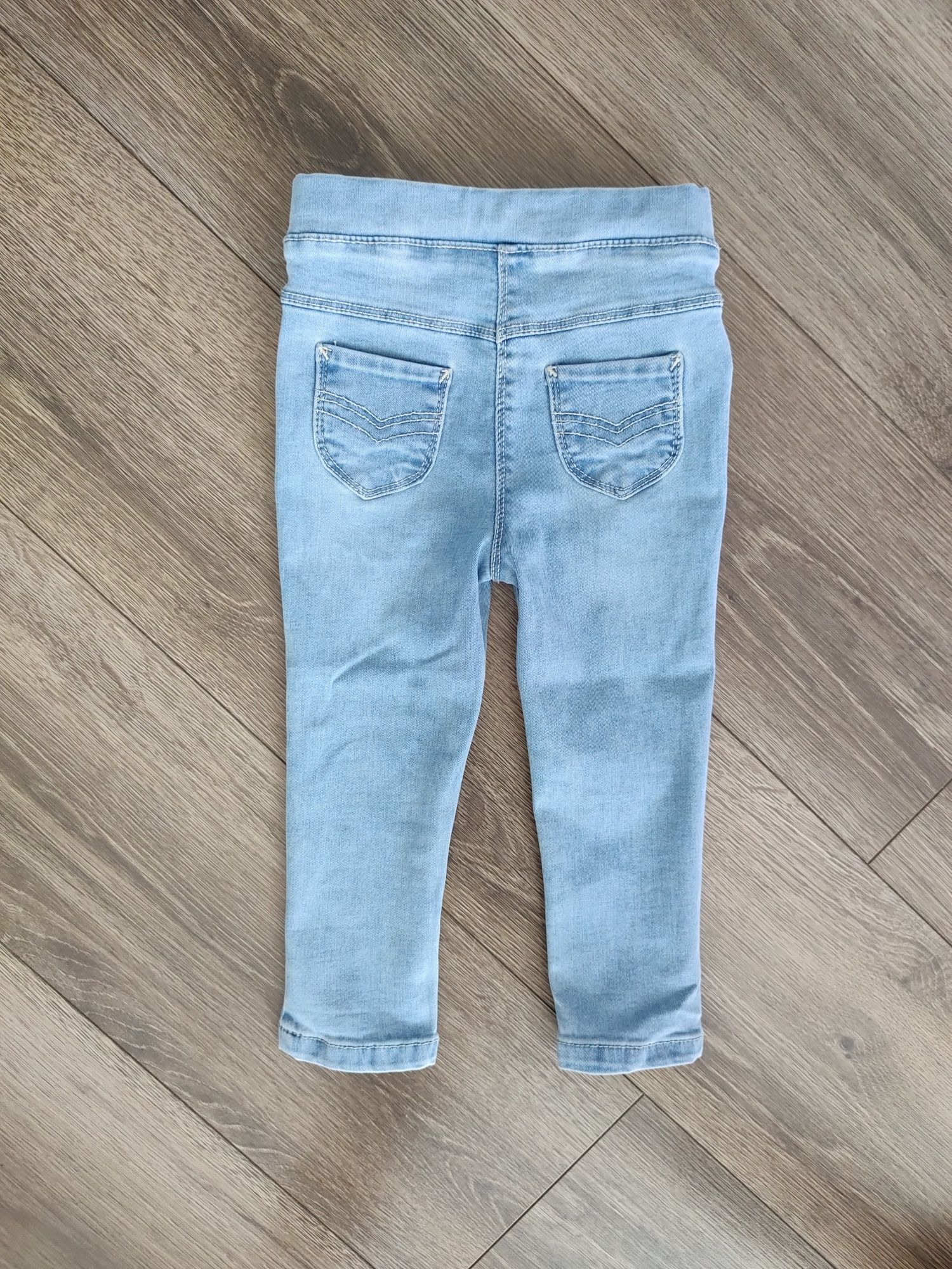 Skinny jeans jasne jeansy spodnie TAO Tape a l'oeil rozm.98