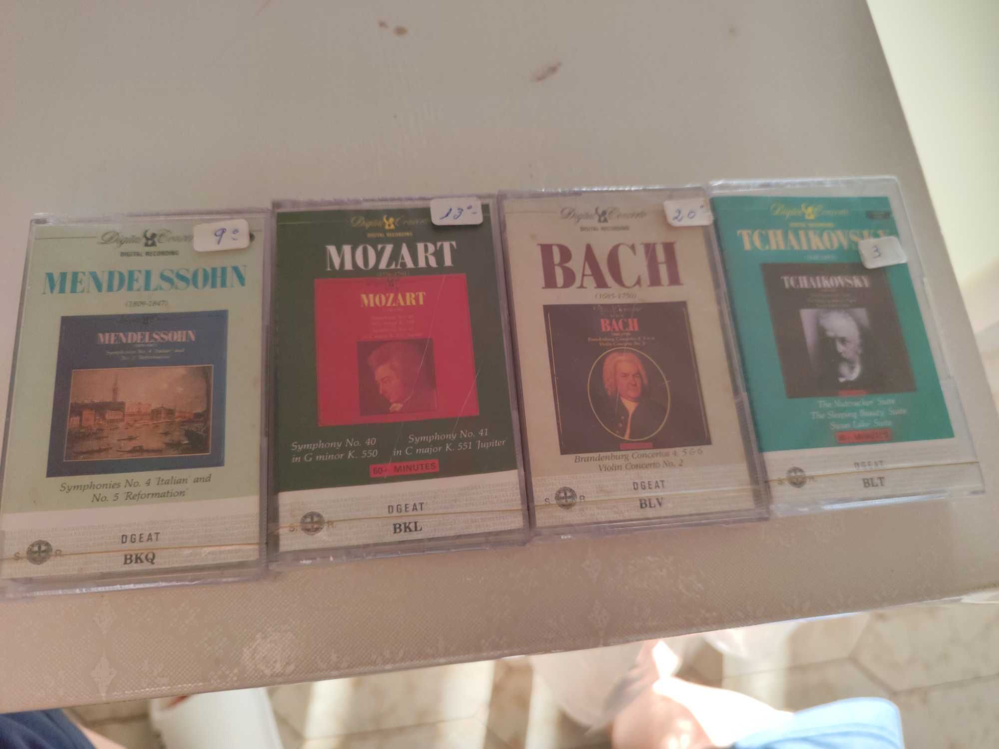Lote de k7 musica clássica rara,alguns selados