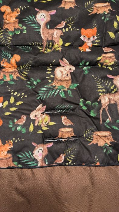 Wkładka wkład do wózka spacerówki XL 90cm + ochraniacz pałąka