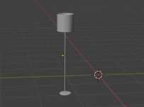 3D модель торшера для Blender / Unity /Визуализация