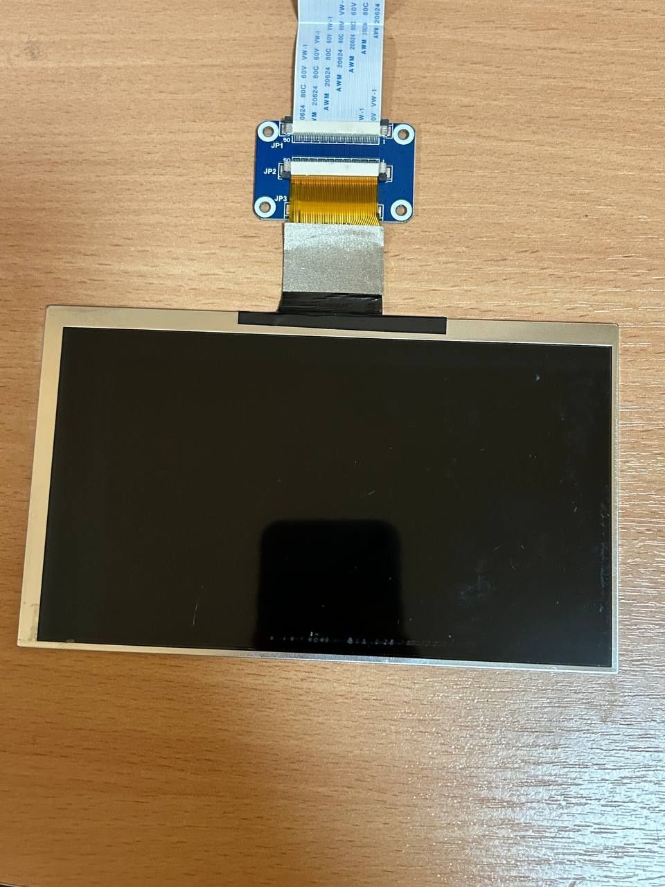 Драйвер Raspberry + 7" дисплей Waveshare 1024x600 IPS без сенсора