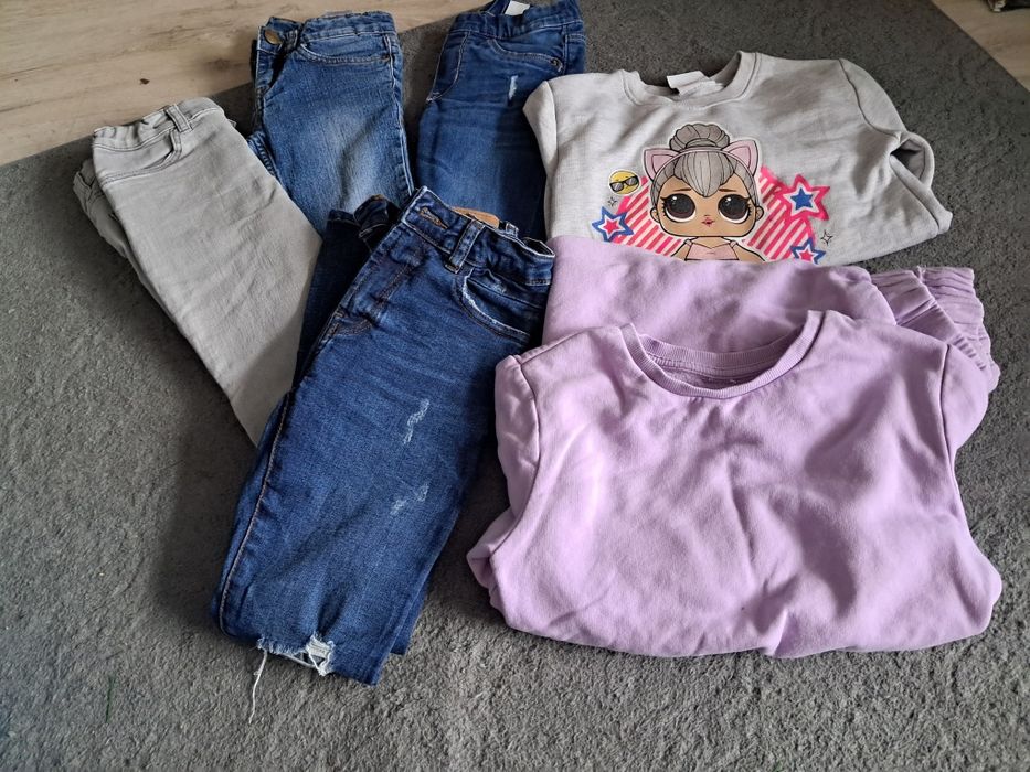 Rzeczy dla dziewczynki 122/128