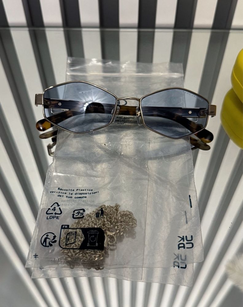 Nowe oryginalne okulary Marc Jacobs KU z łańcuszkiem