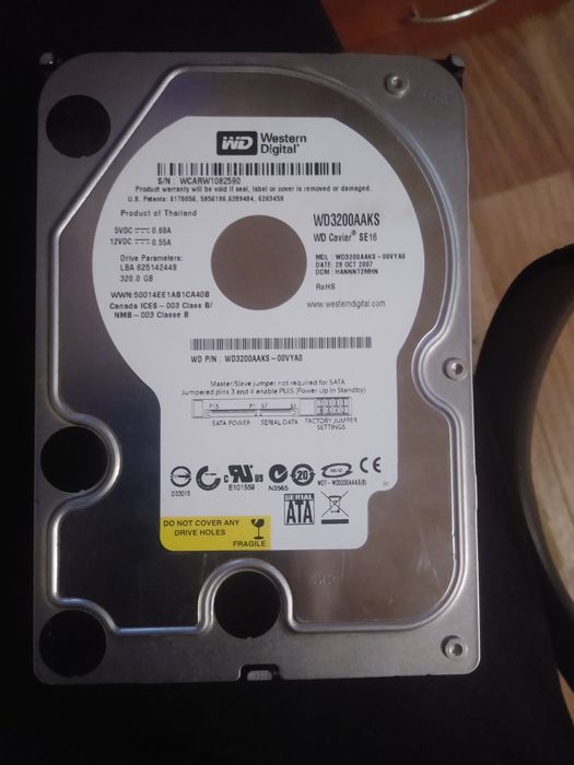 Жёсткий диск 320 гб