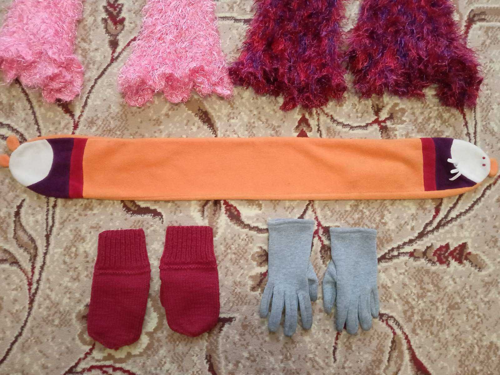 Детские шарфы перчатки по 30 грн. рукавицы шарф перчатка