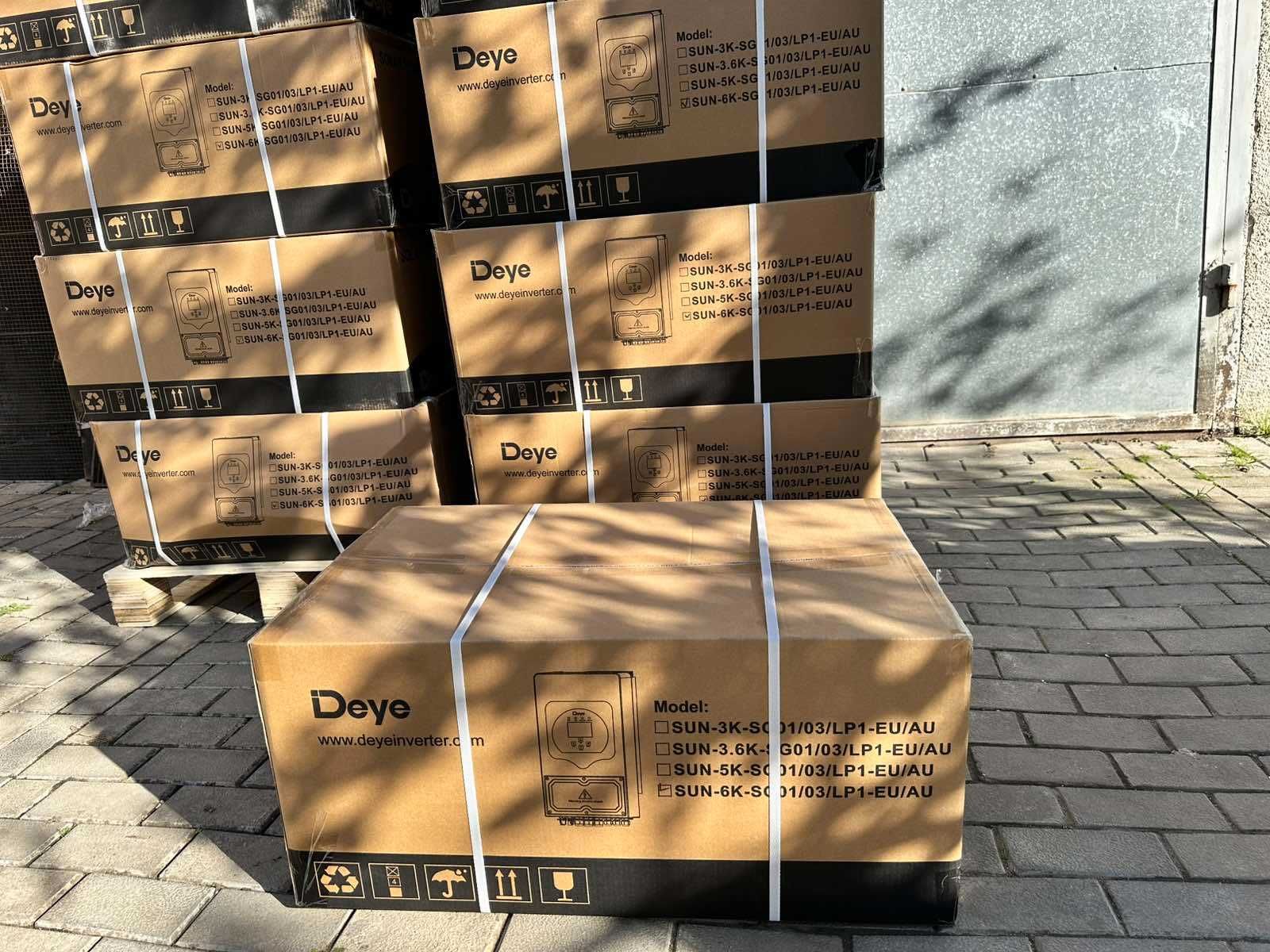 Гібридний інвертор Deye SUN-6K-SG03LP1-EU, Однофазний