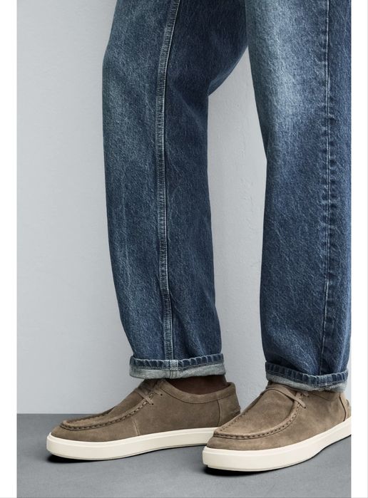 Шкіряні топсайдери ZARA