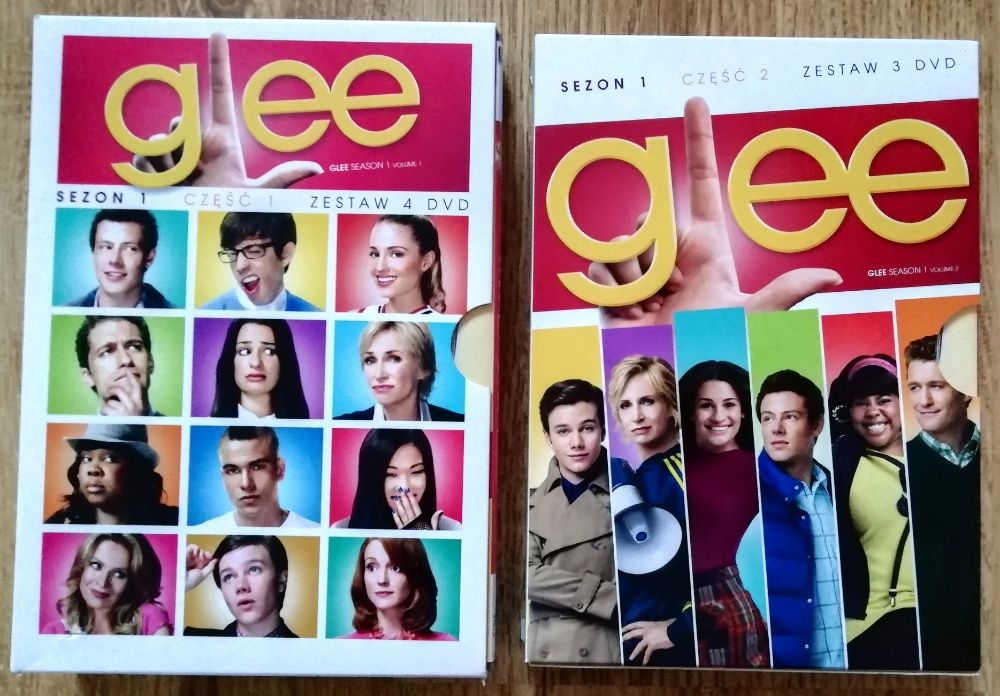 Glee cały 1. sezon, 7 płyt DVD, polskie napisy i lektor
