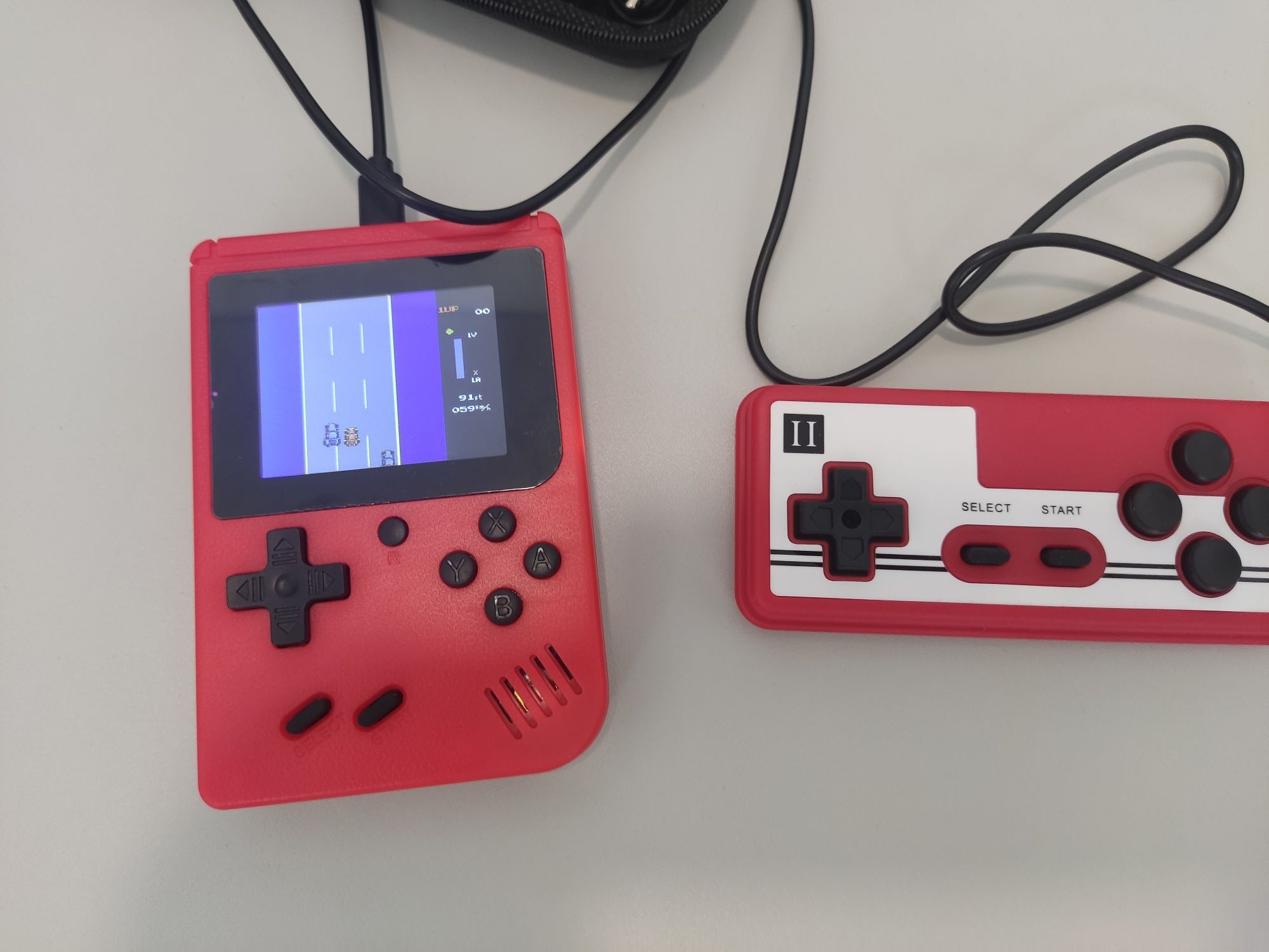 Consola portátil retro 500 jogos com bateria
