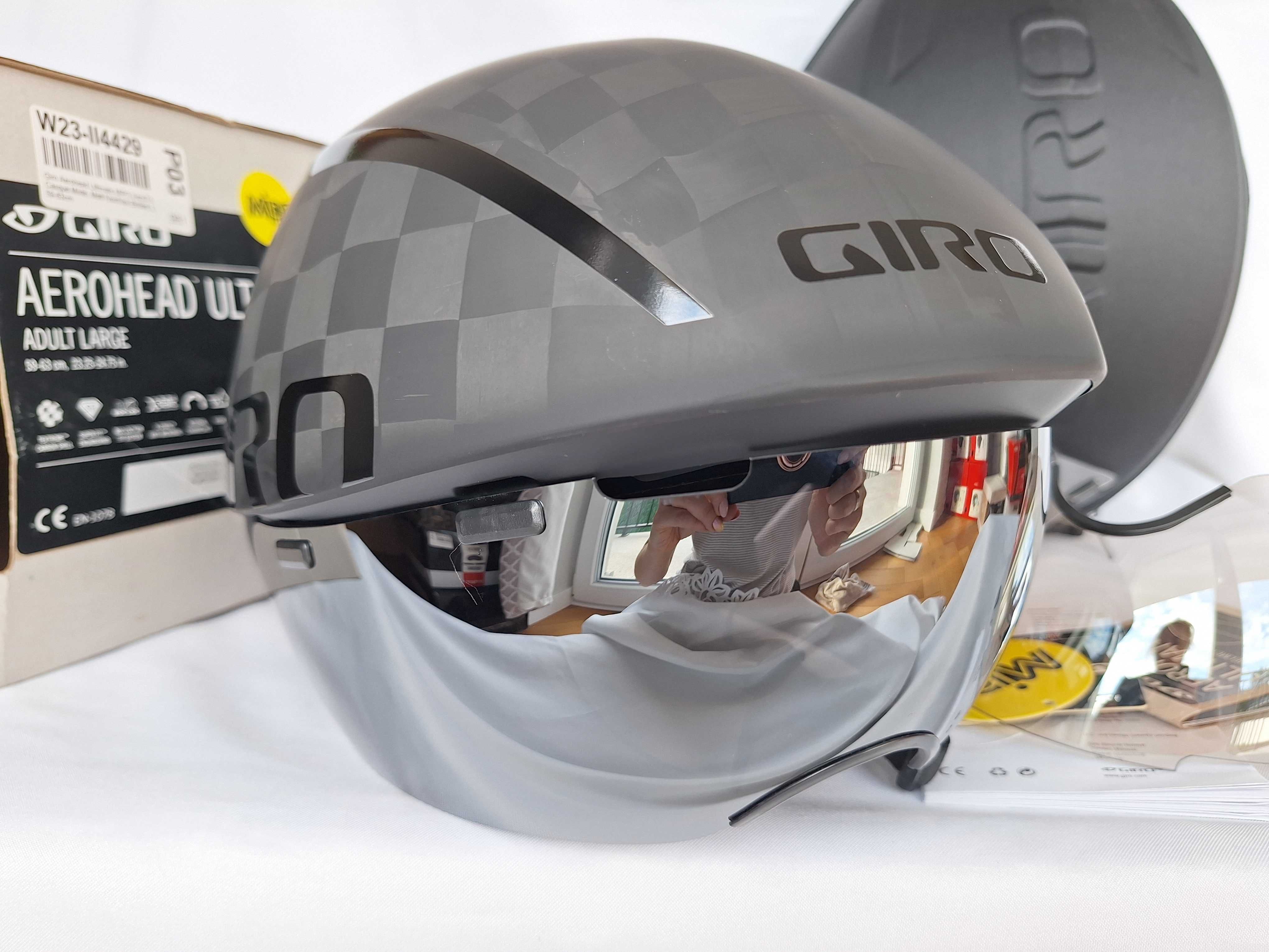 Kask rowerowy szosowy Giro Aerohead Ultimate Mips Black L 59-63cm