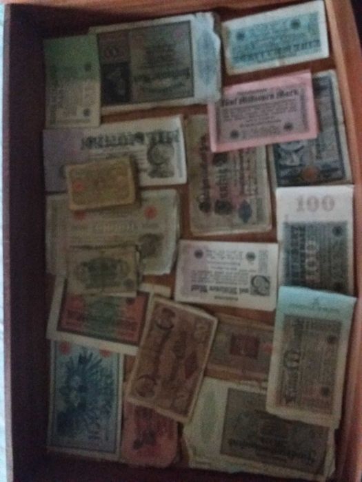 Varias Notas antigas da Alemanha