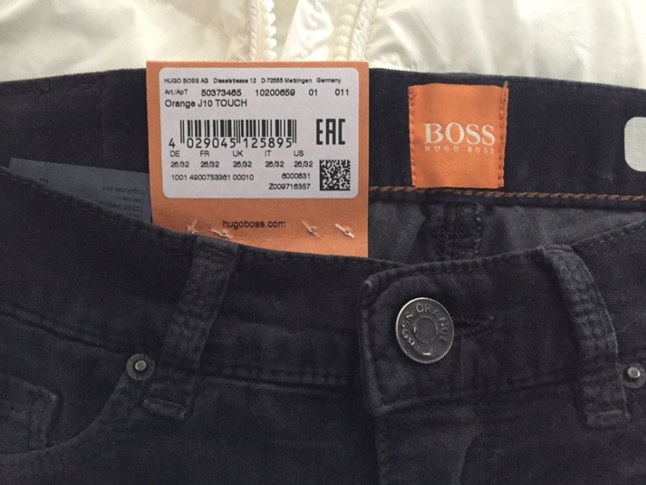 Оксамитові ( бархатные ) джинси Hugo Boss skinny