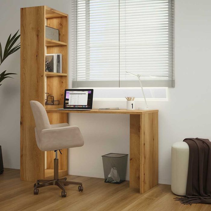 Nowe Biurko z Regałem Prawe/Lewe do Biurka do Pokoju 140x73x180 KOLORY