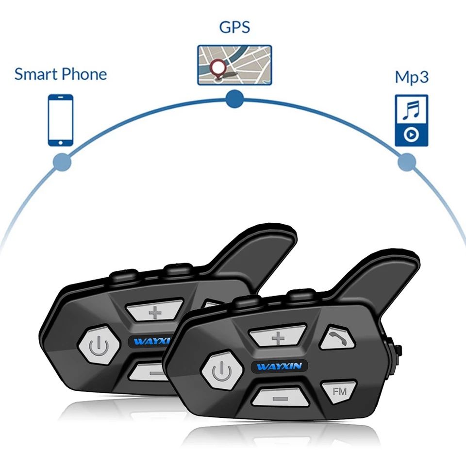 Intercomunicador Bluetooth interfone capacete moto telemóvel