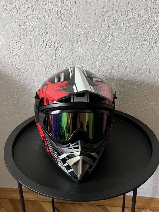 Мотошолом Ендуро кросовий, ендуро шолом ATV + ПОДАРУНОК