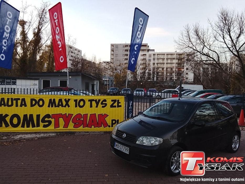 Fiat Punto !! ŚRÓDMIEŚCIE !! 1.2 Benzyna (60KM), 2004r.! KOMIS TYSIAK