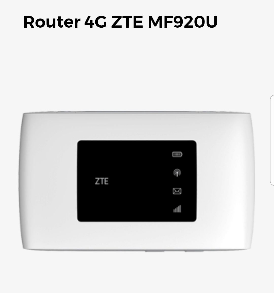 Hotspot /Router Móvel p/Wireless ZTE Desbloqueado Novo em Caixa Selada