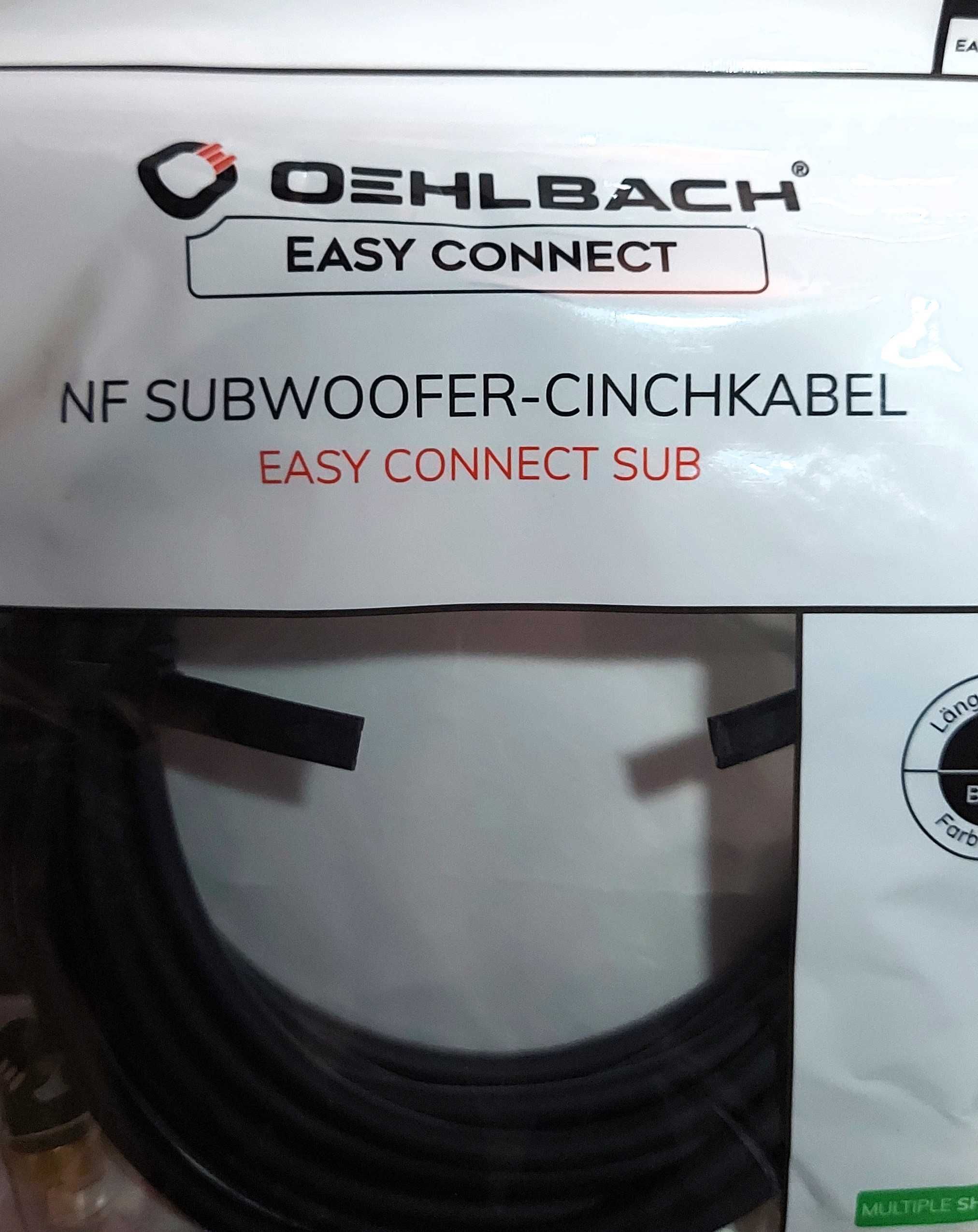 Kabel do subwoofera 1RCA-2RCA typ Y OEHLBACH OE-151 - 5 metrów