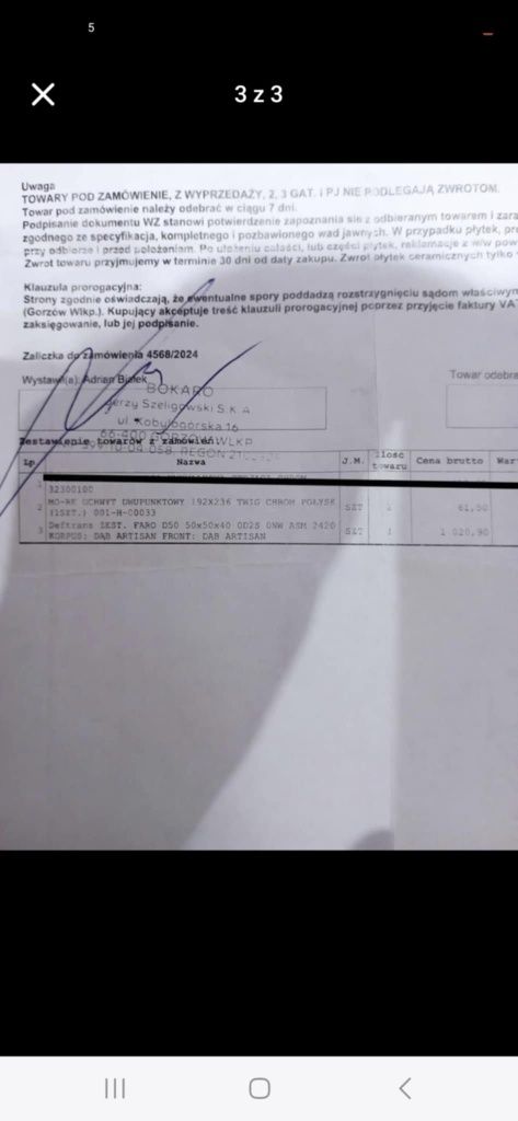 Umywalka z szafka wisząca