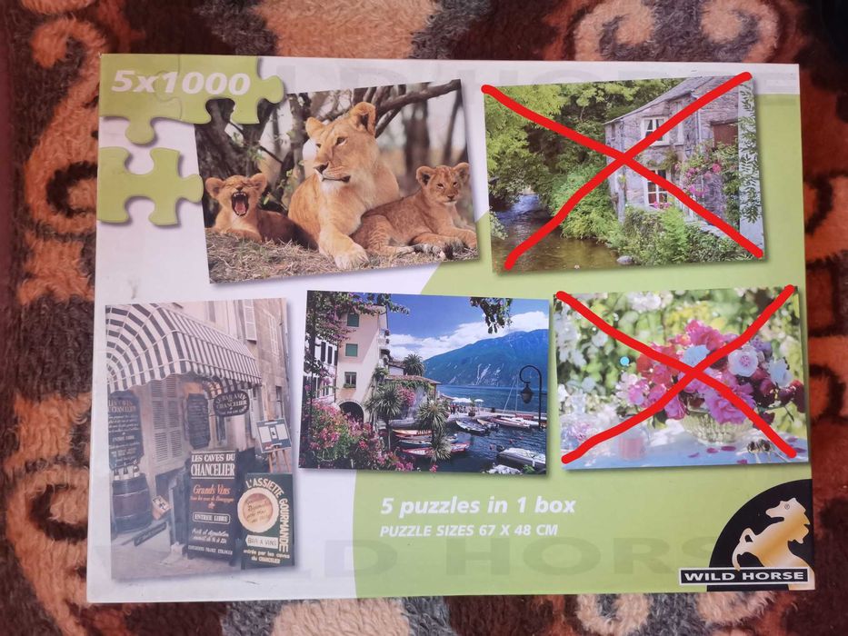 Puzzle 3w1, 1000 elementów