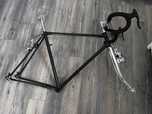 Rama stalowa retro szosa / singlespeed /ostre koło + akcesoria