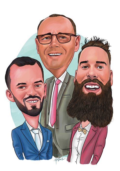 Desenho de Caricatura Cartoon a partir da sua foto