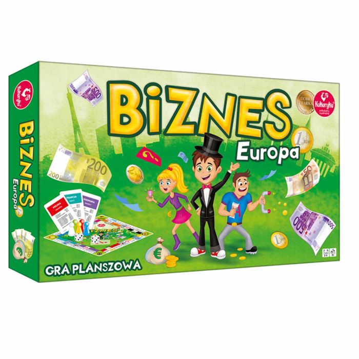 Biznes Europa - Kukuryku | Gra planszowa i edukacyjna