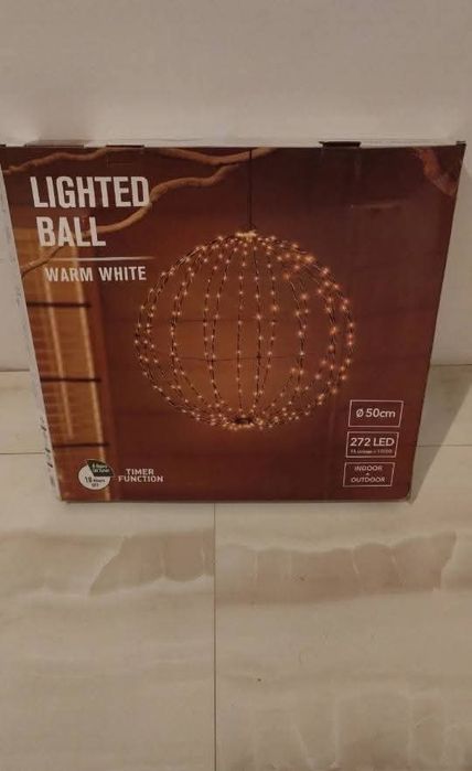 Zestaw 2 kul LED 50cm