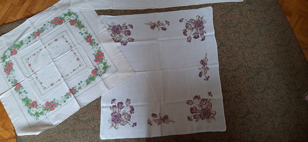 Bieżniki i obrusy lniane