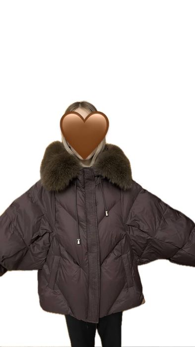 Куртка зимова жіноча оверсайз