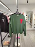 Светр AMI Paris Ami De Coeur Crew-Neck Jumper Green