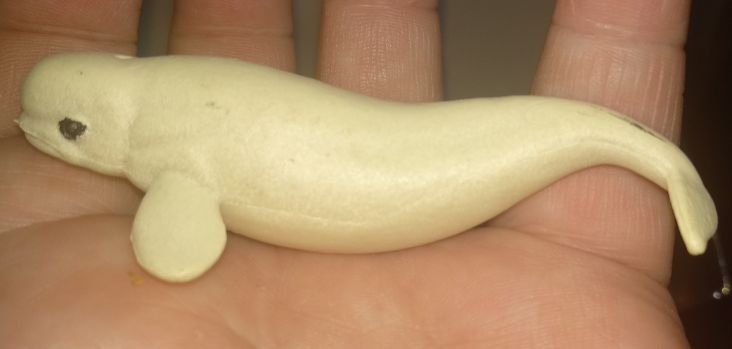 детская игрушка кит белуга резина плотная фирменная животные фигурка