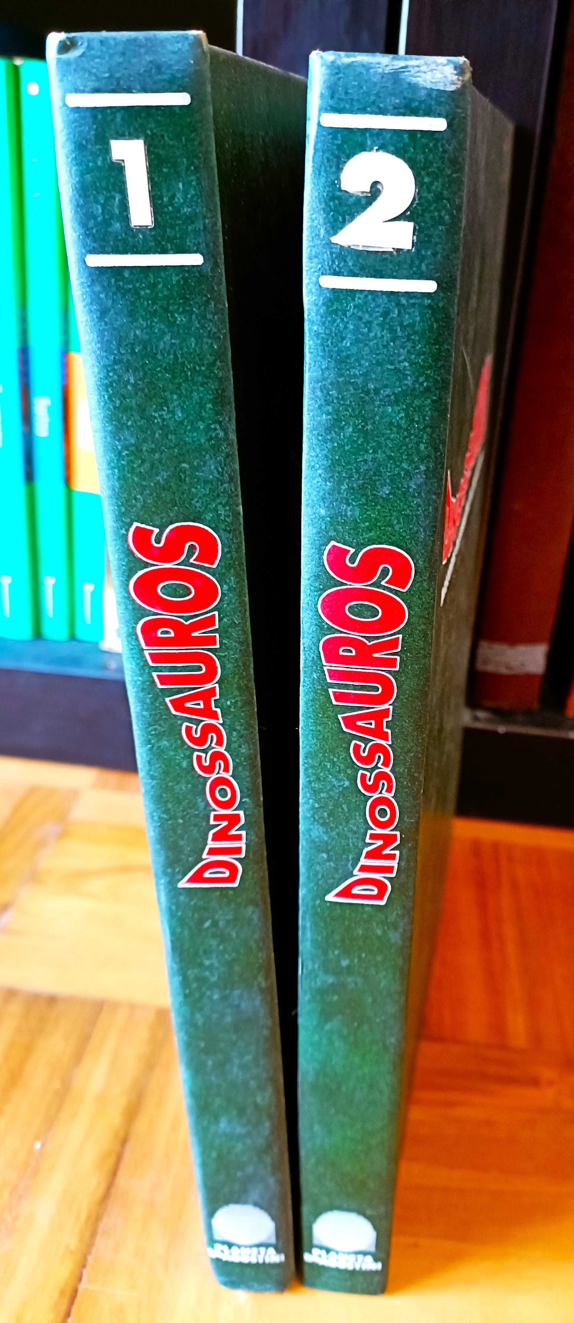 Conjunto de 2 volumes da colecção "Dinossauros"