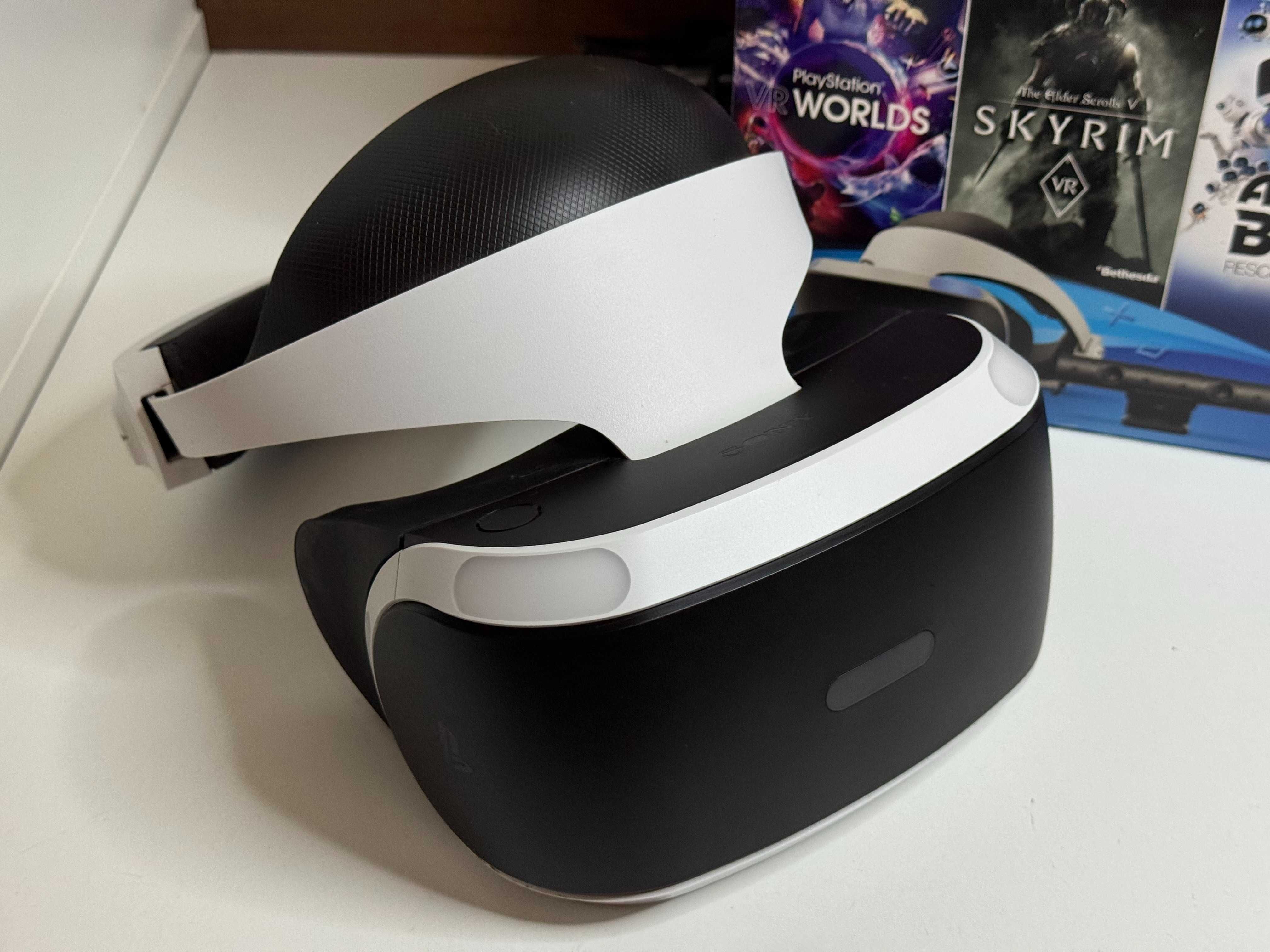 Gogle PS VR PlayStation VR Oryginalne Sony CUH-ZVR2 kable i procesor