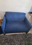 Sofa dwuosobowa z funkcją spania "LOMA 2 Blue"