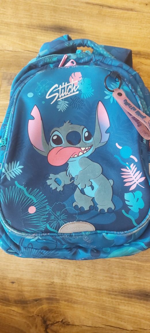Zestaw szkolny Stitch plecak i piórnik plus kurtka adidas