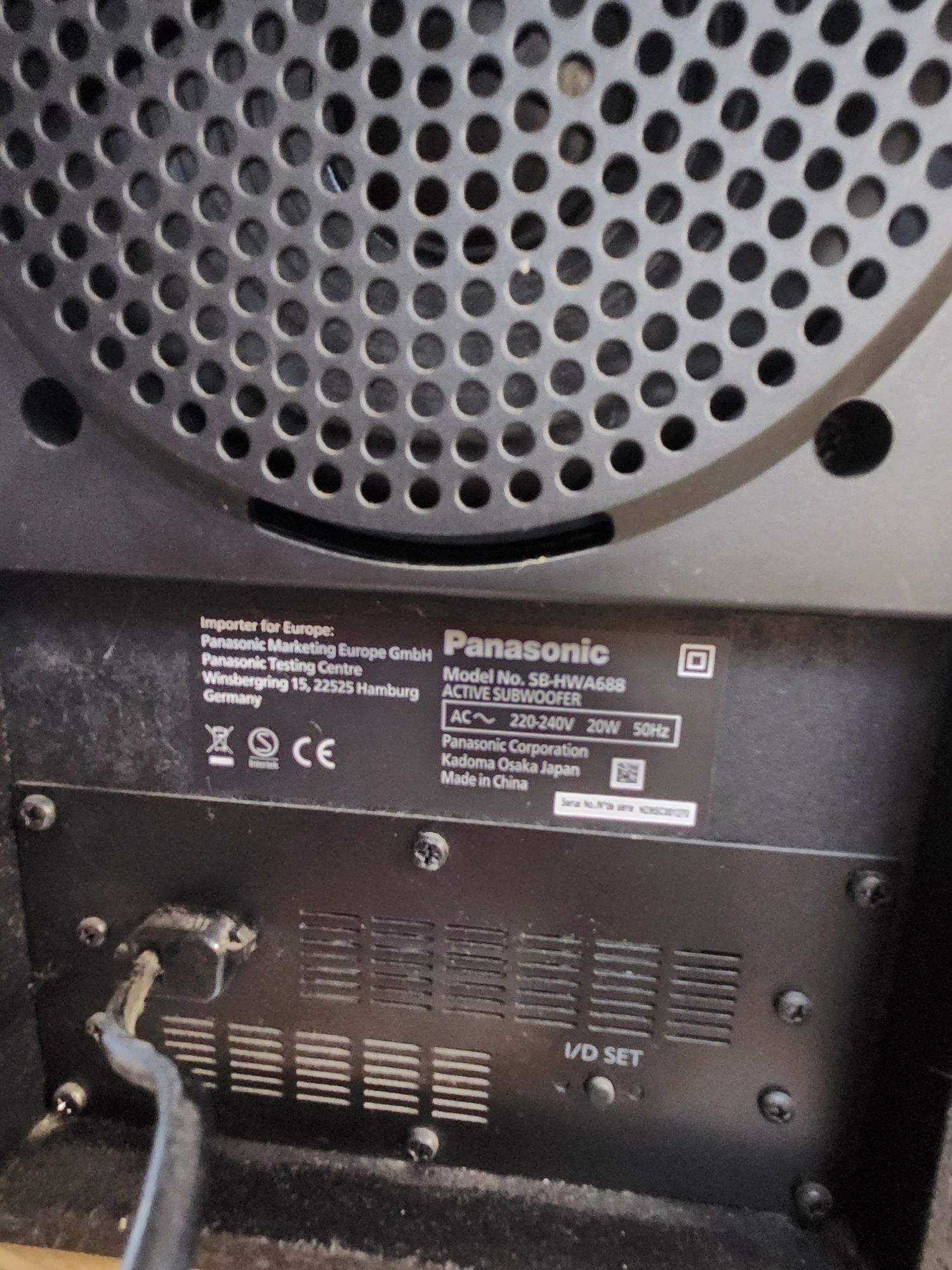 Soundbar Panasonic SU-HTB688